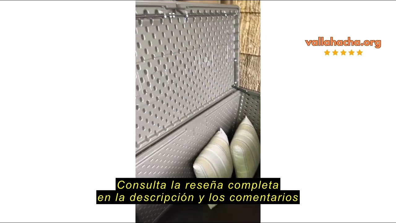 Rese&ntilde;a del LIFETIME 60089 - Ba&uacute;l para jard&iacute;n ultrarresistente 127x64x67 cm UV100 marr&oacute;n
