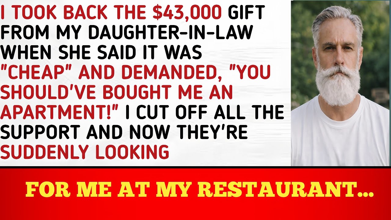 She Called My $45,000 Gift 