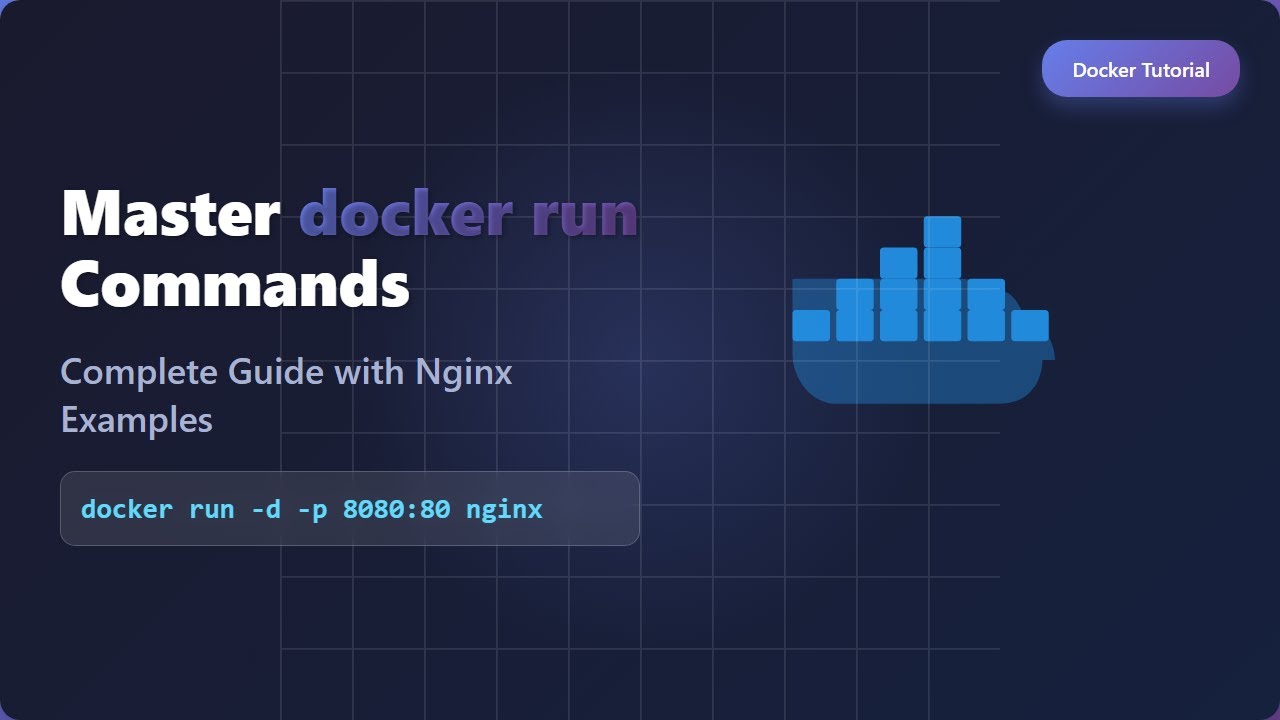 🐳 Docker Run Explained: Run Your First Container (Beginner-Friendly)