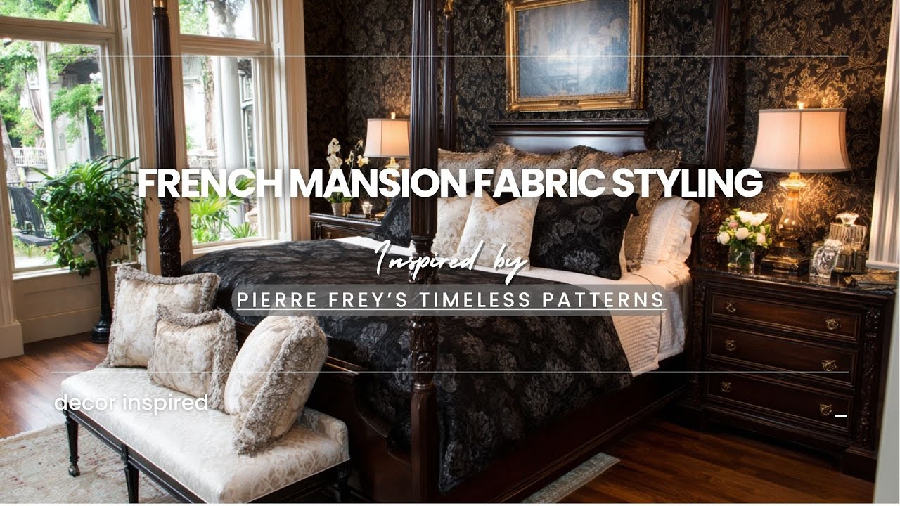 French Mansion Fabric Styling Inspired by Pierre Frey’s Timeless Patterns