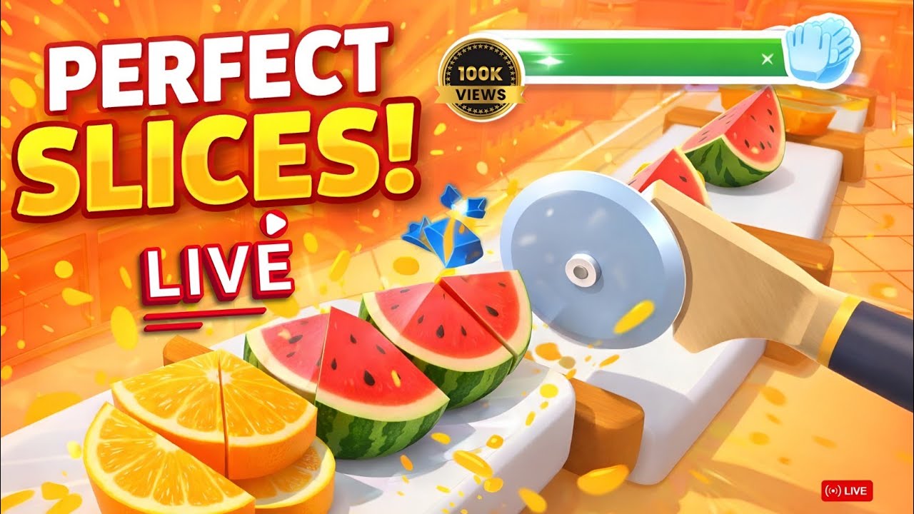 Perfect Slices LIVE 🔪 | Satisfying Cutting Gameplay 😍 #live #118