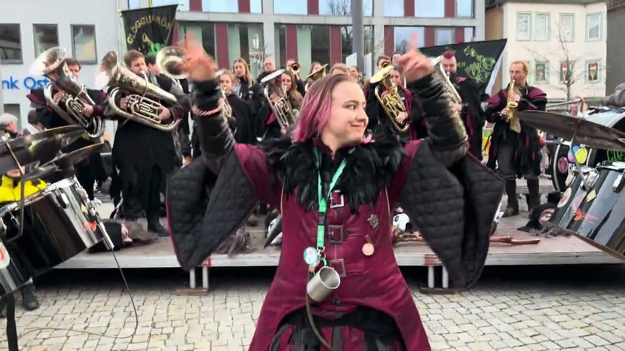 NTERNATIONALES GUGGENMUSIKTREFFEN 2024 Schwäbisch Gmünd -  Glögglifrösch Meggen, 4K HDR uncut