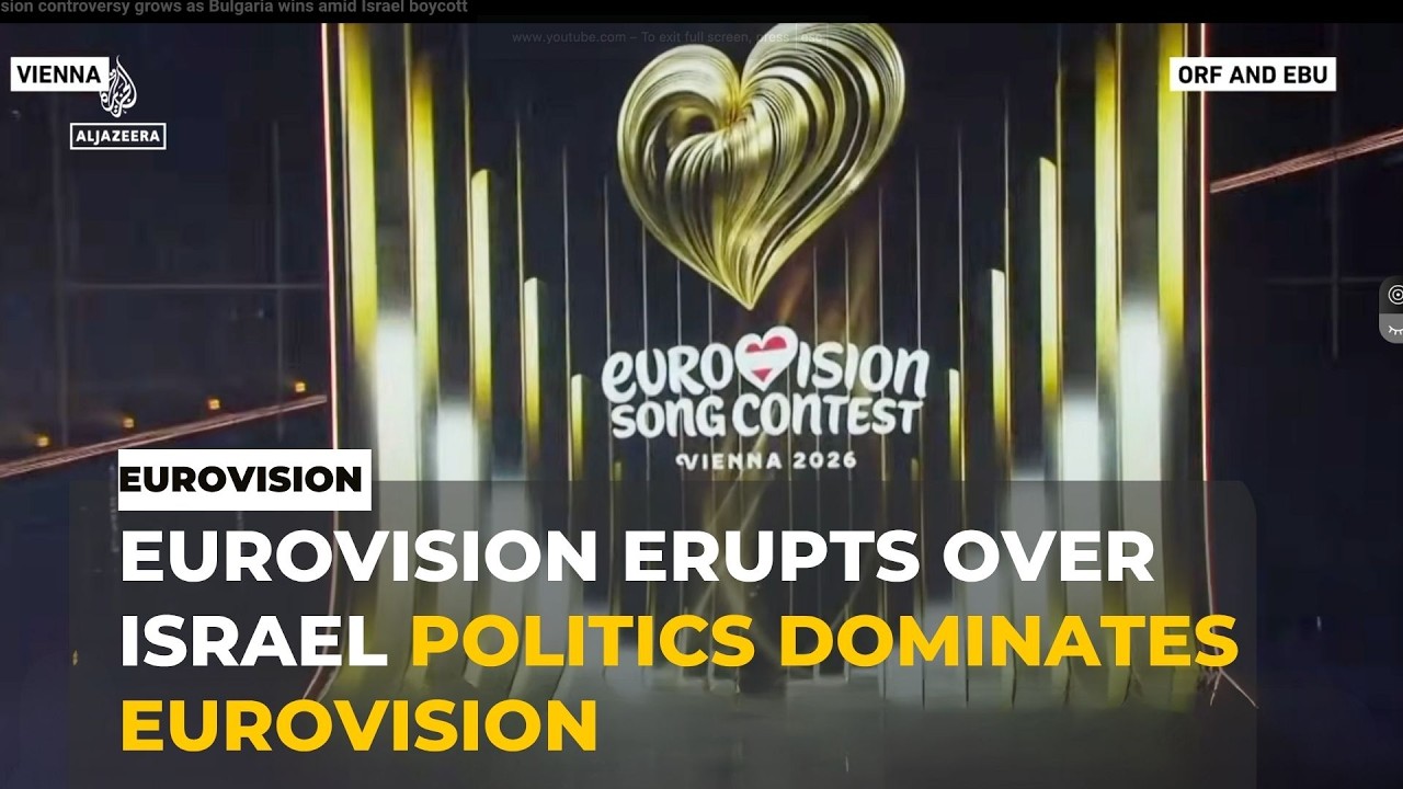 Eurovision controversy grows as Bulgaria wins amid an Israeli boycott.