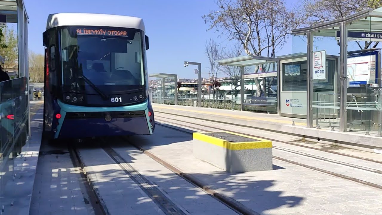 Traveling by Tram between Alibeyköy Coach Station and Cibali in Istanbul