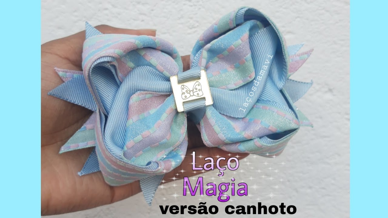 Laço Magia 🌹 versão canhoto.