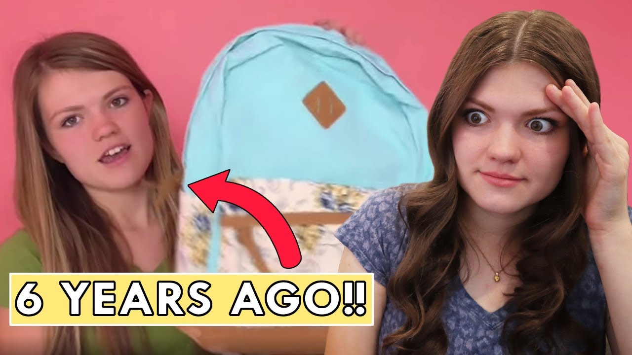 Reacting to my Old Back To School Videos!