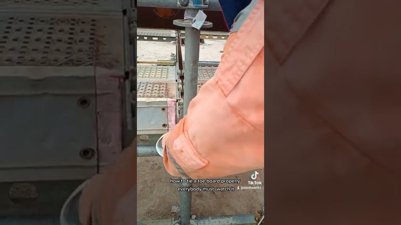 how to tie toeboard properly. easy, and strong