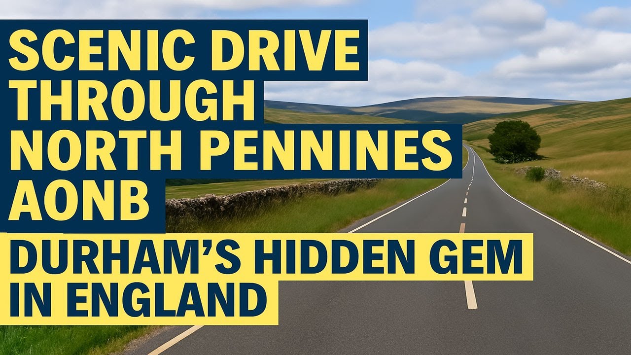 Scenic Drive Through North Pennines AONB | Durham’s Hidden Gem in England