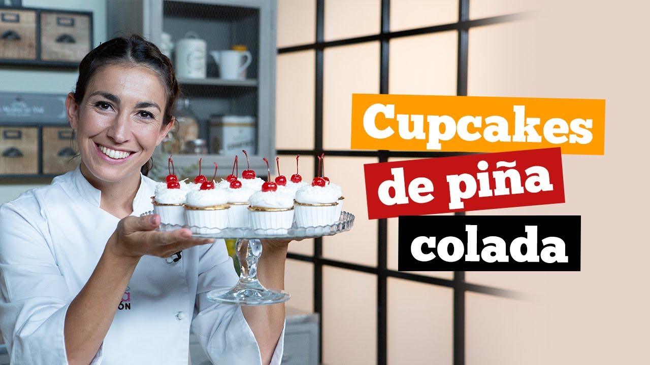 CUPCAKES DE PIÑA COLADA
