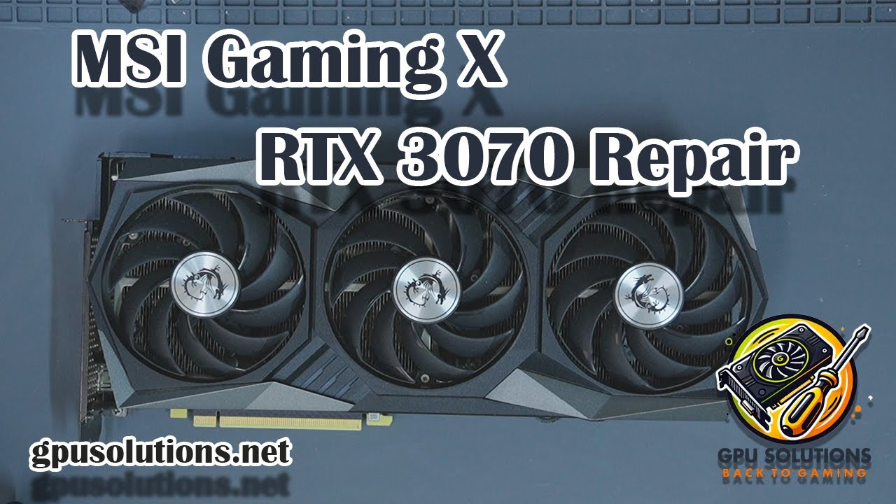 MSI Gaming X RTX 3070 Not Detected Repair
