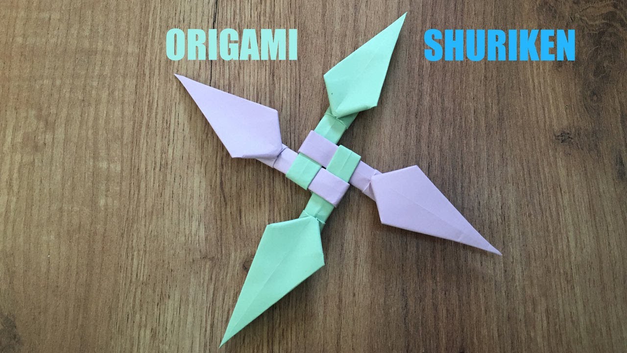 Origami Shuriken | Як зробити сюрикен з паперу?