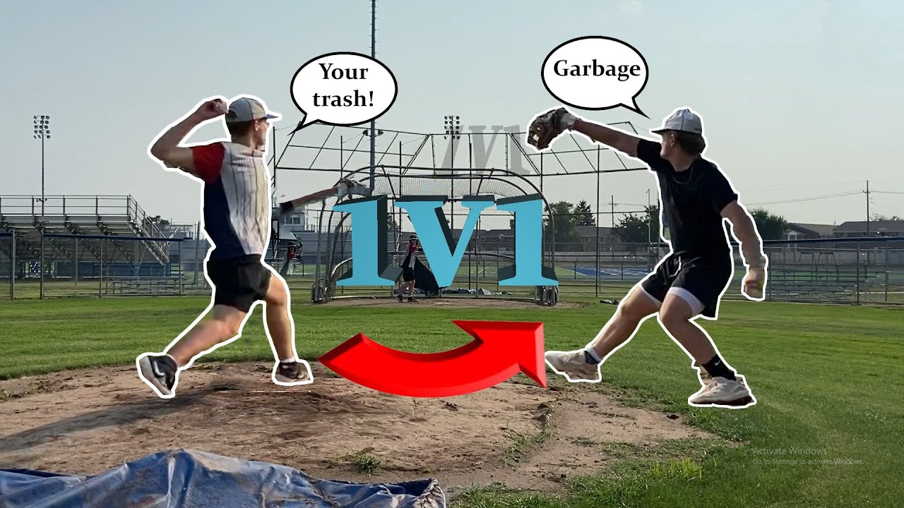 MIC'D UP HIGHSCHOOL 1V1 *Baseball*