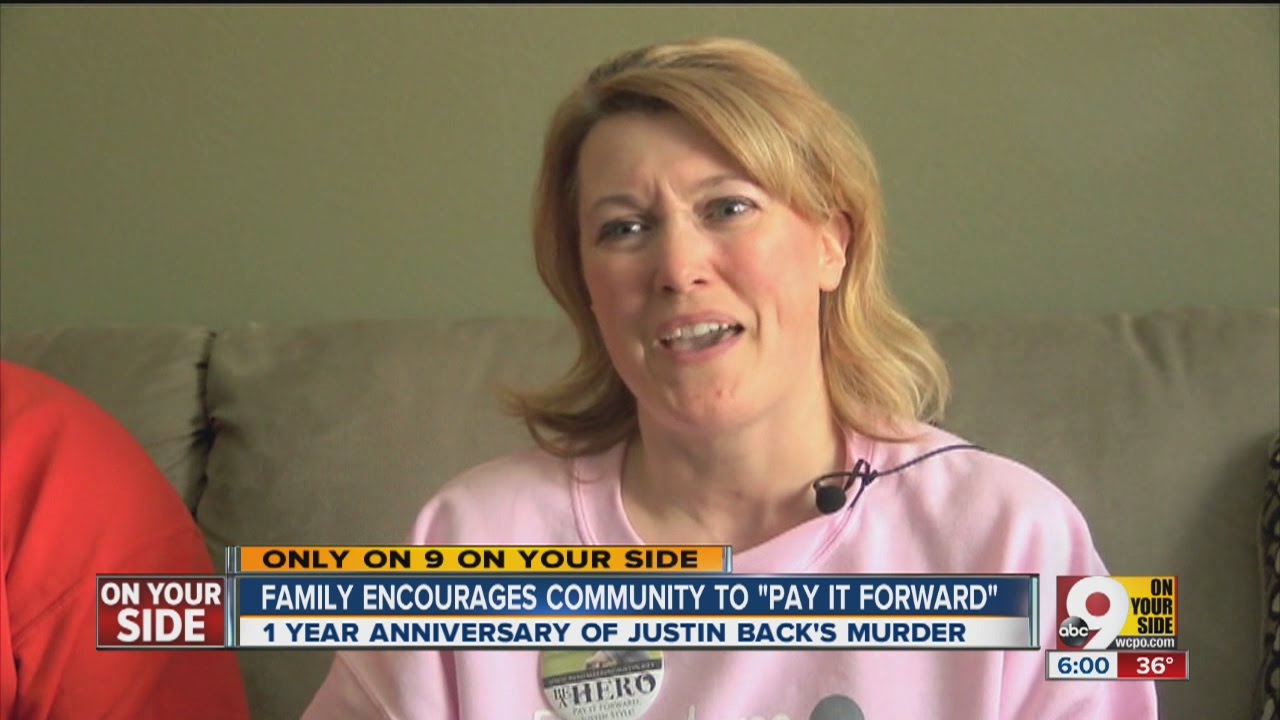 Town pays it forward in honor of Justin Back