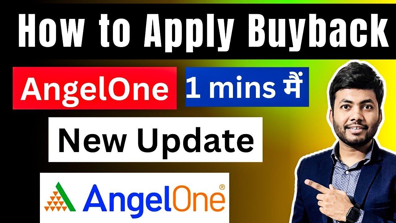 Apply Buyback in AngelOne in 1 mins | New Update Buyback Apply | How to Apply Buyback