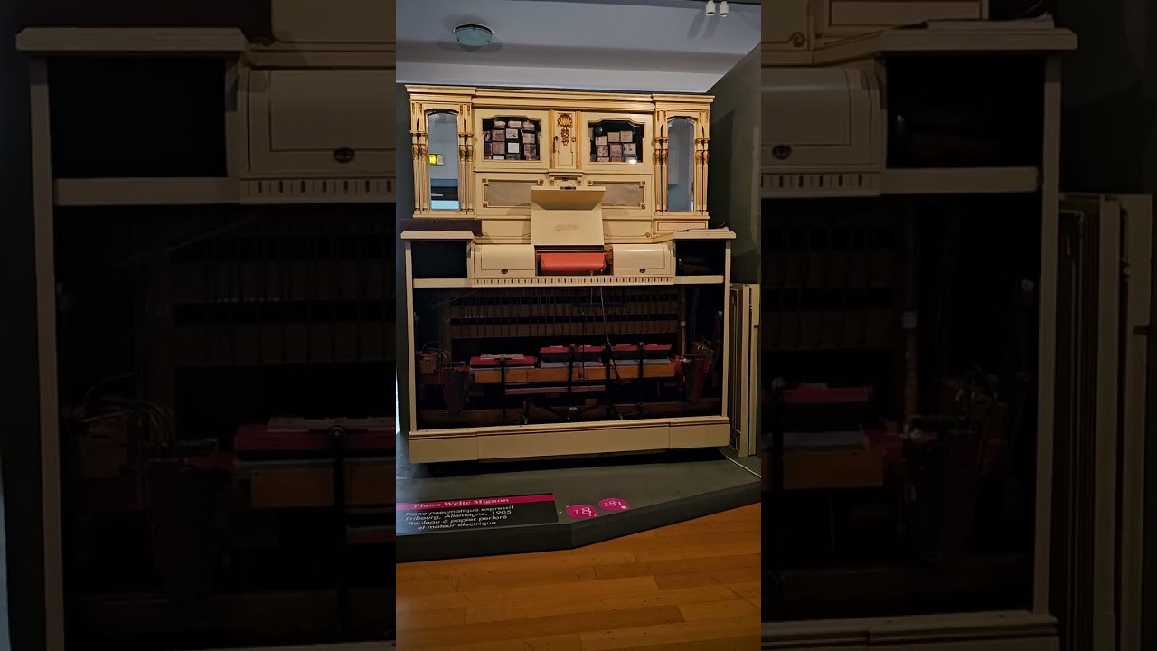 Welte Mignon um 1905 Aus Freiburg in Breisgau. Musikst&uuml;ck unbekannt.