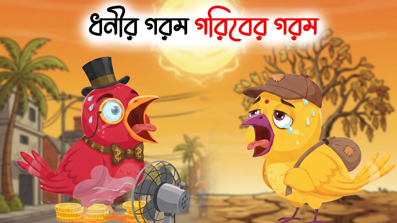 টুনিপুরে ধনীর গরম বনাম গরিবের শান্তি 😱 | টুনির মাটির কলসির জাদু | Bangla Cartoon Story | Mahmud Rr
