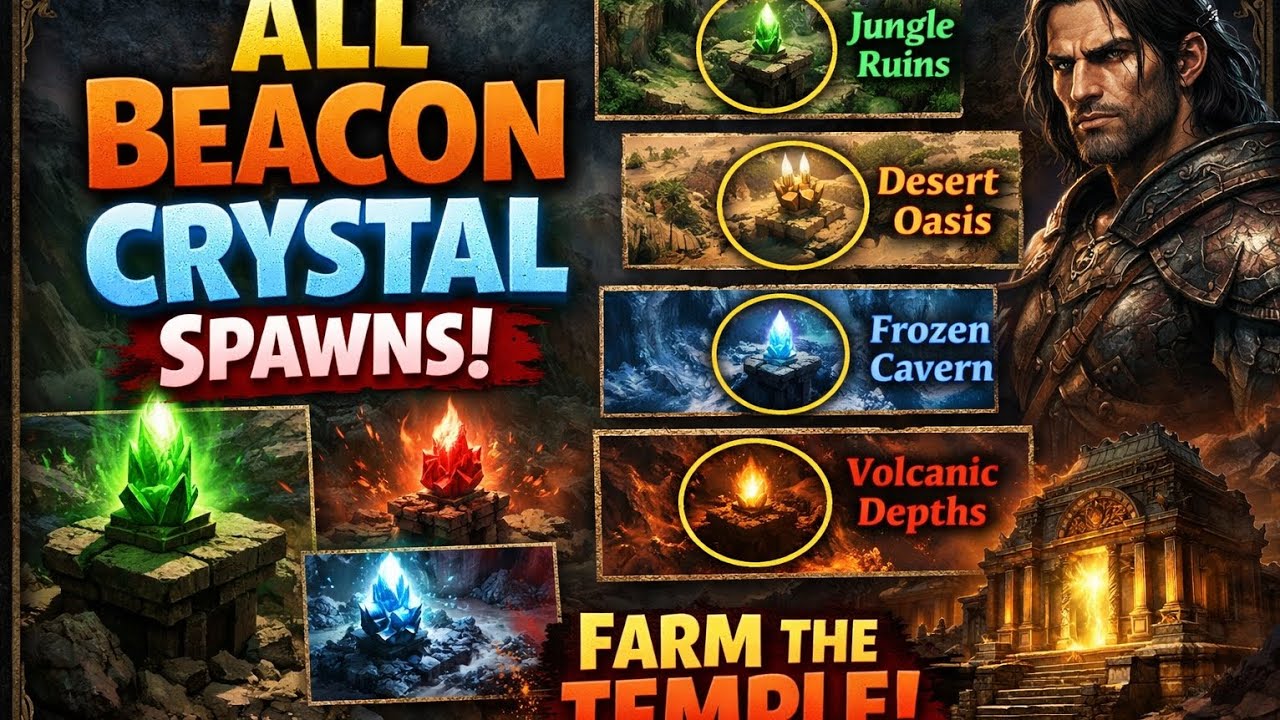 ALL Beacon Crystal Spawns in PoE 2 – Farm the Temple FAST!