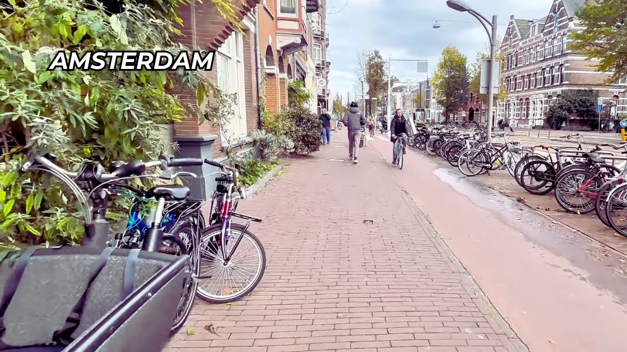 Amsterdam Oud-West | city walk 4K | no talking