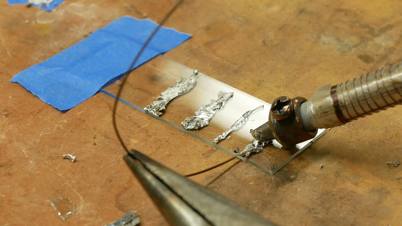 Ultrasonic soldering bonds glass, titanium, stainless steel, ceramics, tungsten, nichrome...