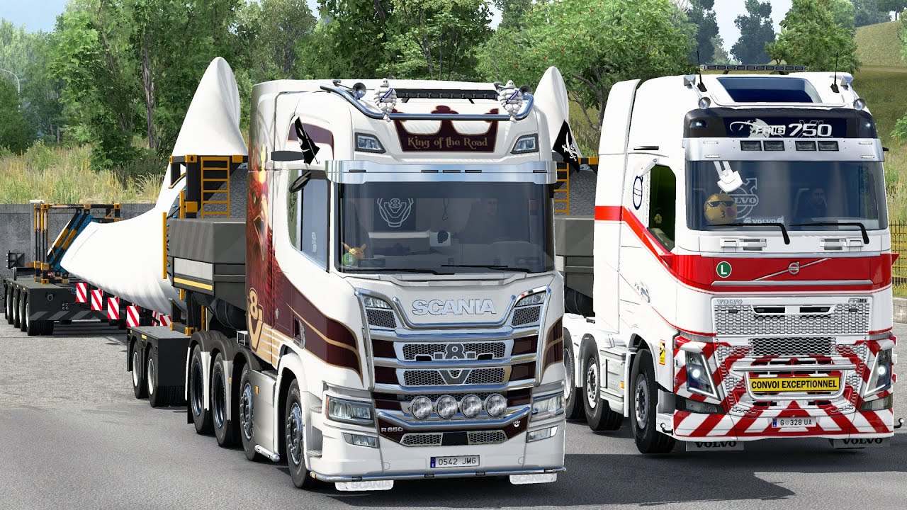 Una Locura De Transporte Especial Con Ángel Palas Eólicas | #54 ETS2 Camiones y Carreteras