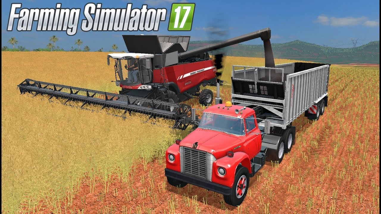 Cosecha de Ma&iacute;z, Trigo y Colza para La Granja de Cerdos | Farming Simulator 17