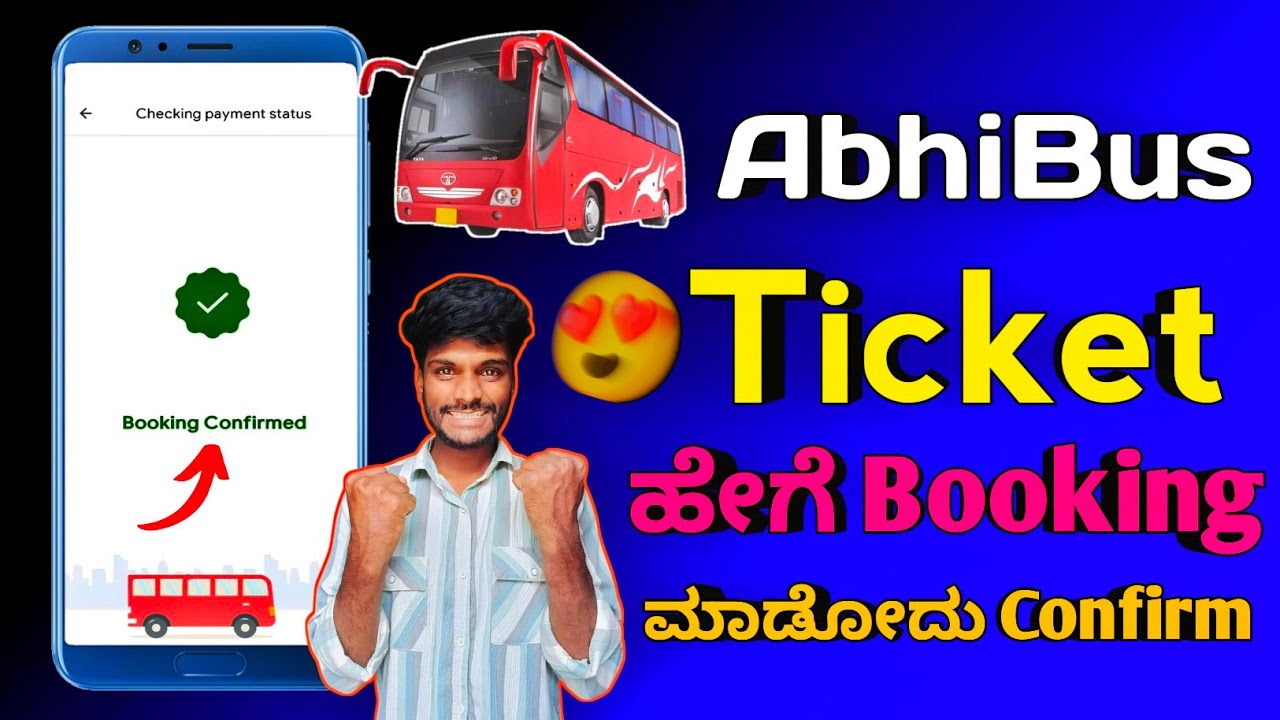How to abhibus ticket booking kannada | Abhibus ticket hege book madodu😍