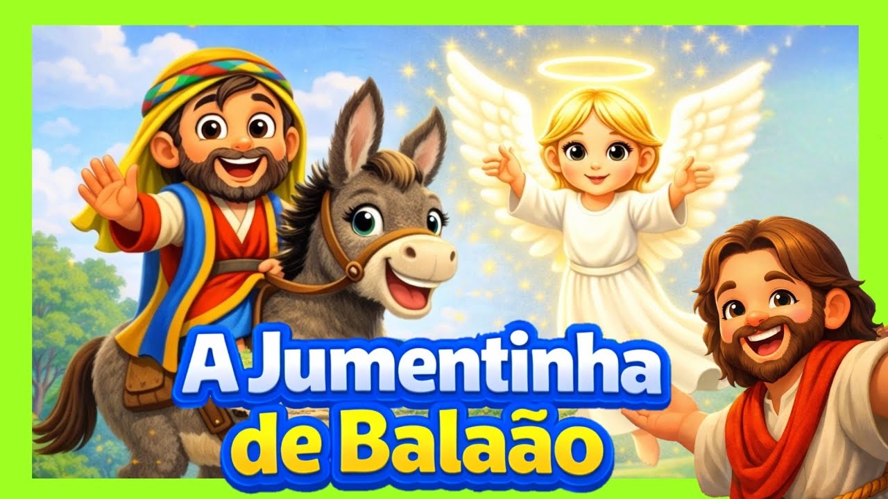 Jumentinha de Balaão. Para, Para, Balaão. Música Gospel Infantil Educativa. 