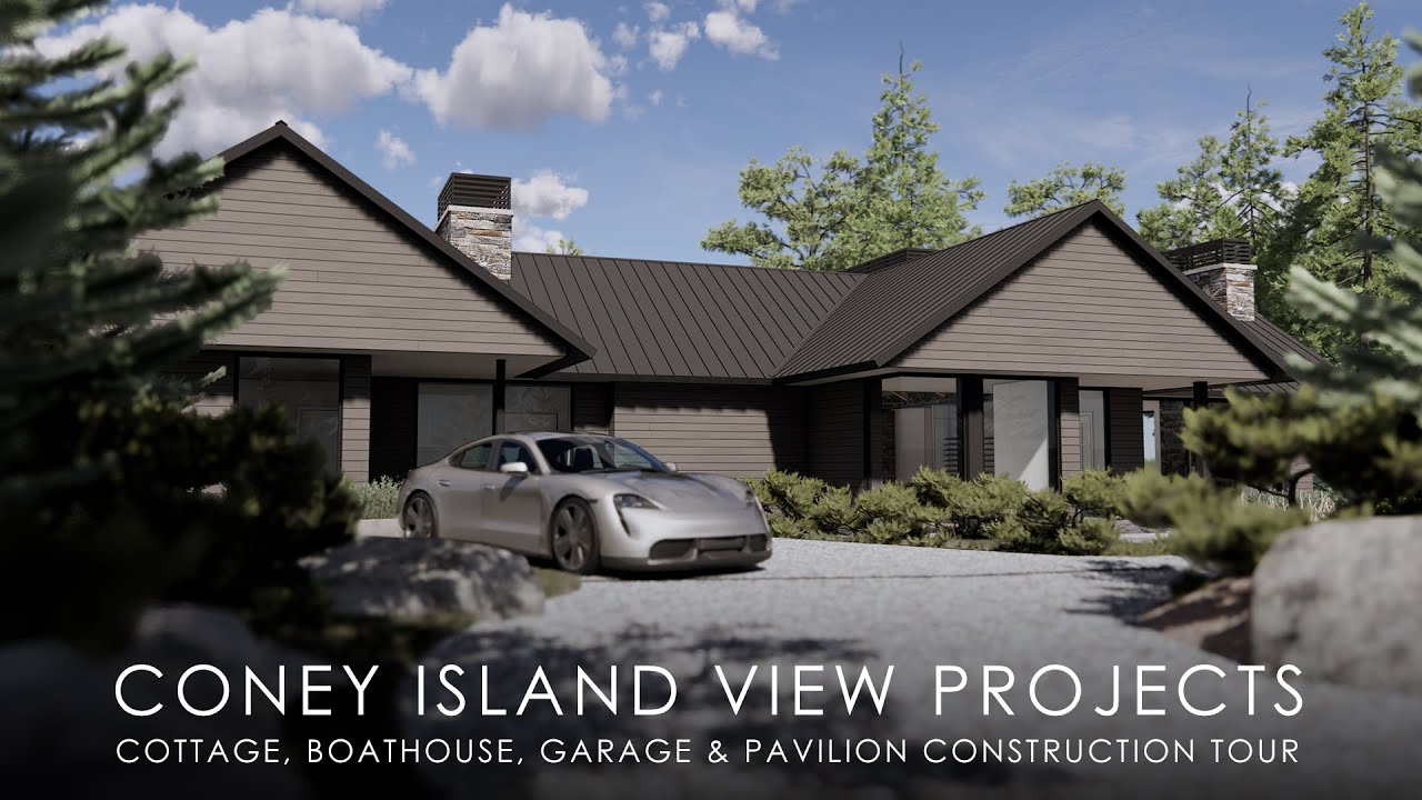 Coney View Island Projects | Lake Joseph, ON | Muskoka Cottage, Boathouse & Garage Construction Tour