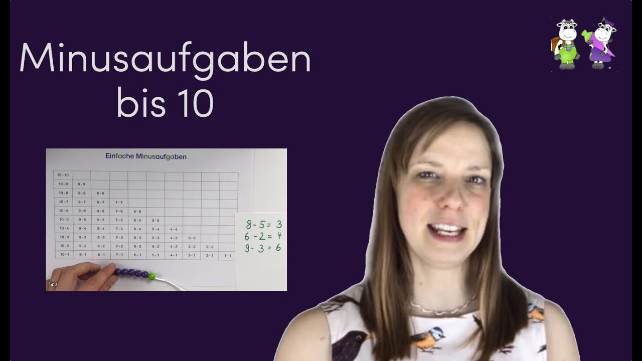 1. Klasse | Rechnen | Minus bis 10