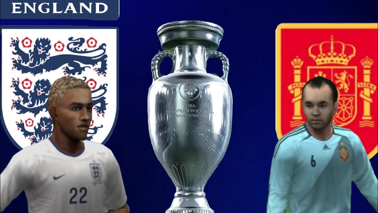 I won the EUROS with England⚪️🔴(England vs. Spain Become A Legend)