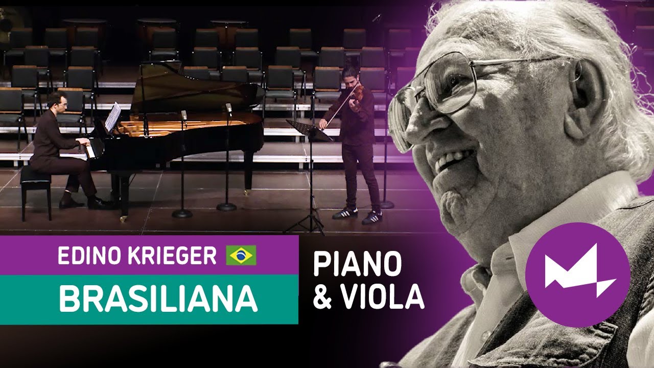 EDINO KRIEGER - Brasiliana (1960) - Piano e Viola | Concertos Musicarium