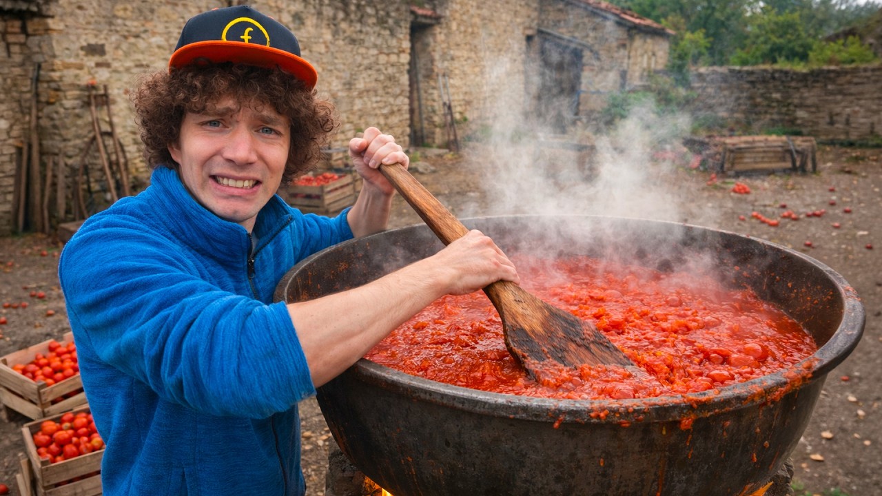 CREO il sugo DI POMODORI come 200 ANNI FA
