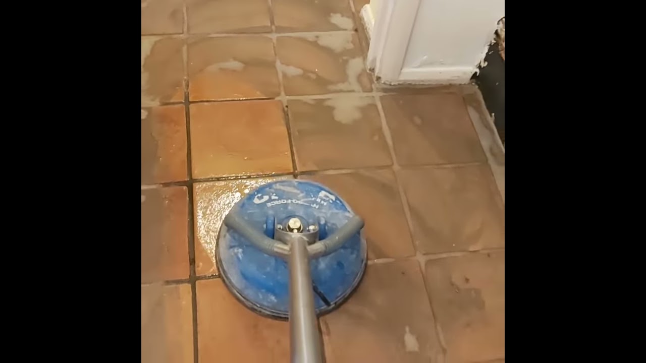Terracotta floor deep cleaning #terracotta #deepcleaning #hotwaterextraction