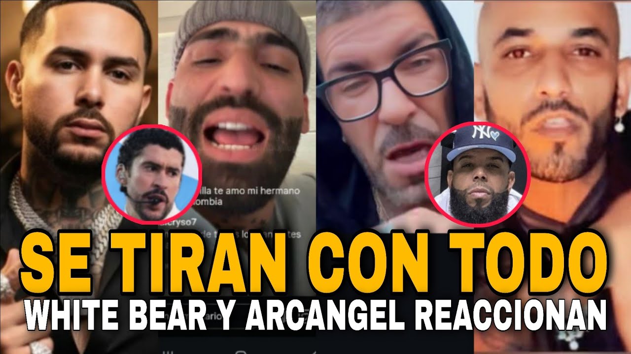 SE TIRAN FUERTE🔥 WHITE BEAR Y ARCANGEL REACCIONAN A SUPER BOWL DE BAD BUNNY ELIO Y LA PULPA SE TIRAN