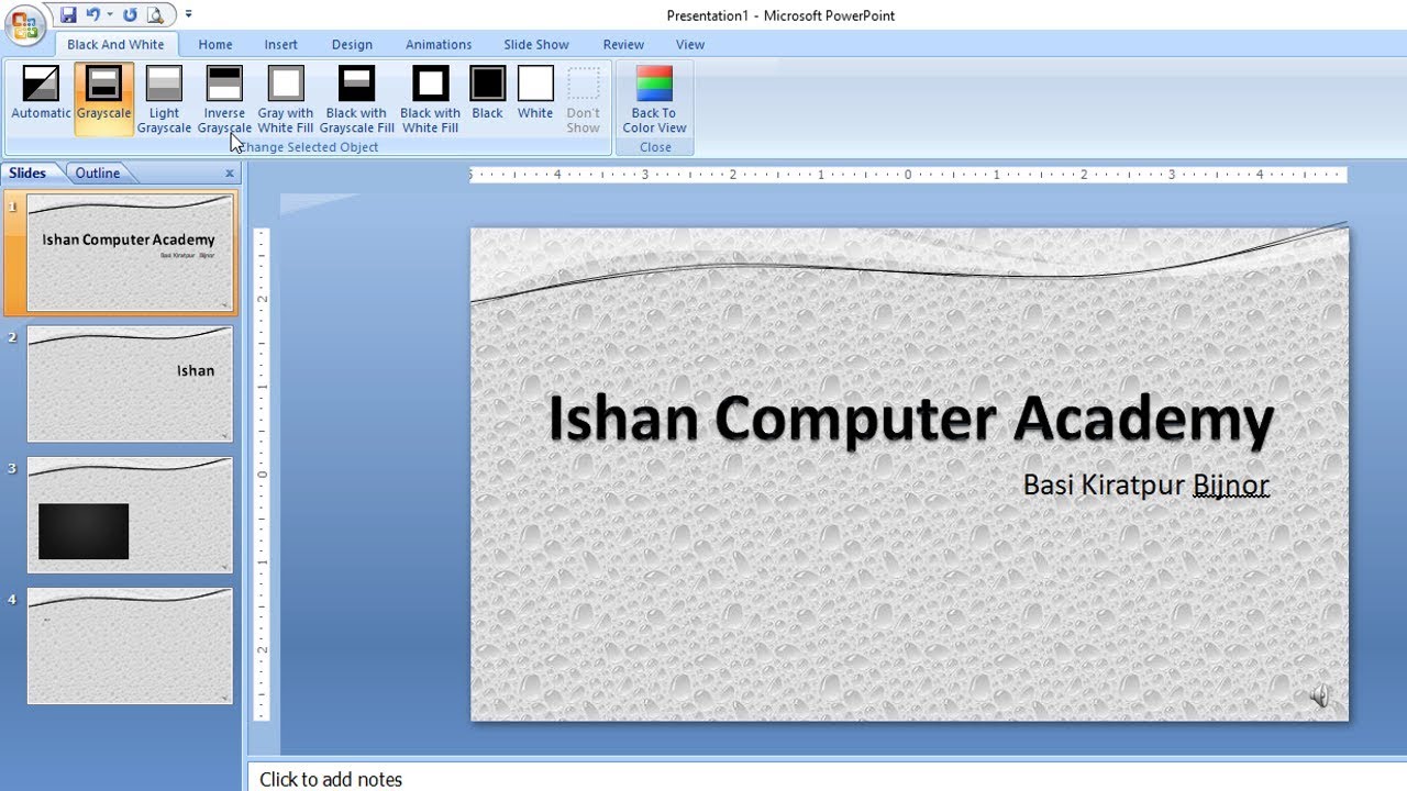 Design, Animations and Slideshow tab in Powerpoint in Hindi - Powerpoint tutorial in Hindi Part-2