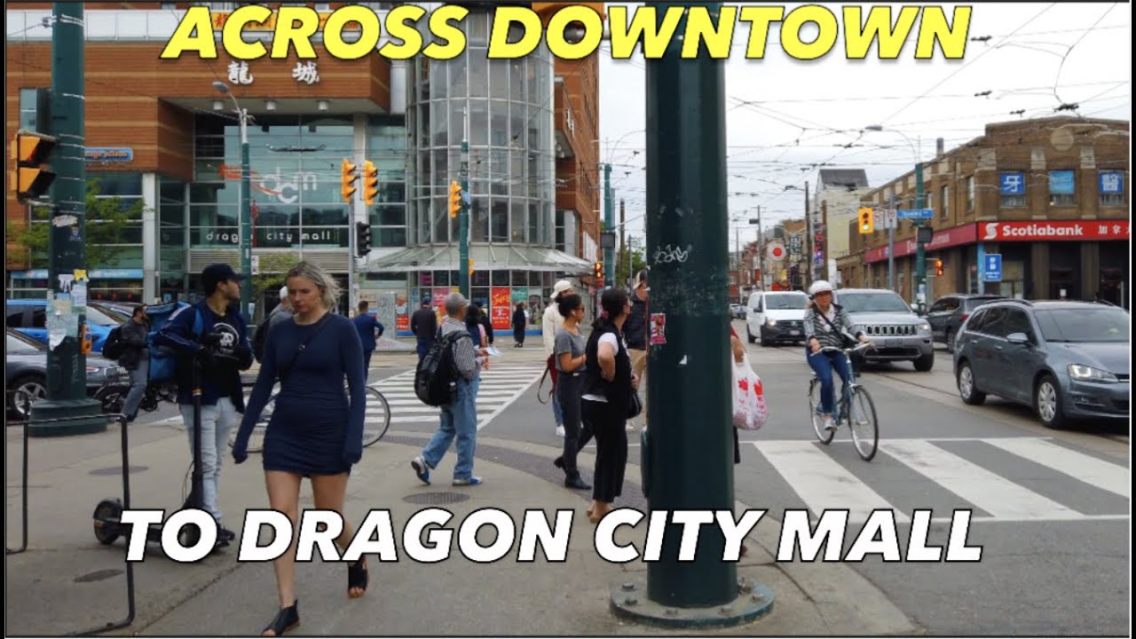 Toronto Election Day Walk -West Through Downtown From Moss Park To The Dragon City Mall In Chinatown