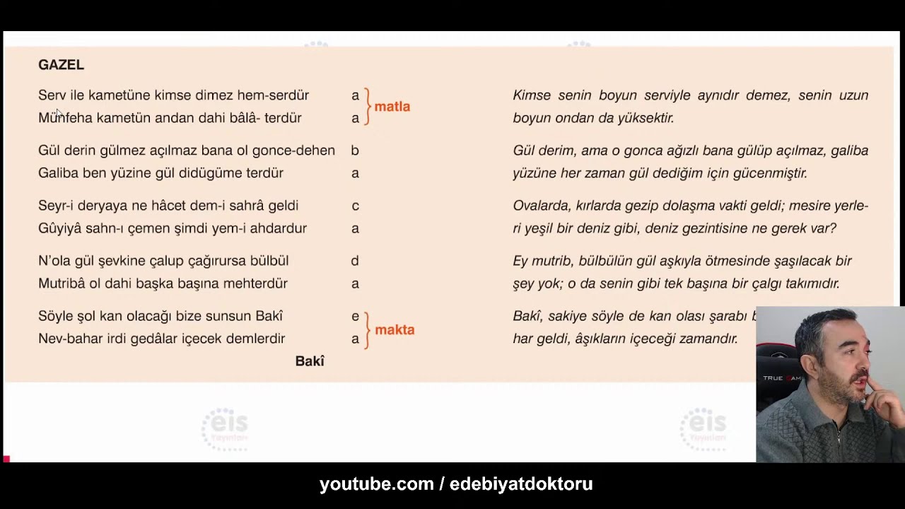 Divan Şiiri / Eis Yayınları FÖY 14 / #edebiyat #2021tayfa #2021yks #ayt #şiir