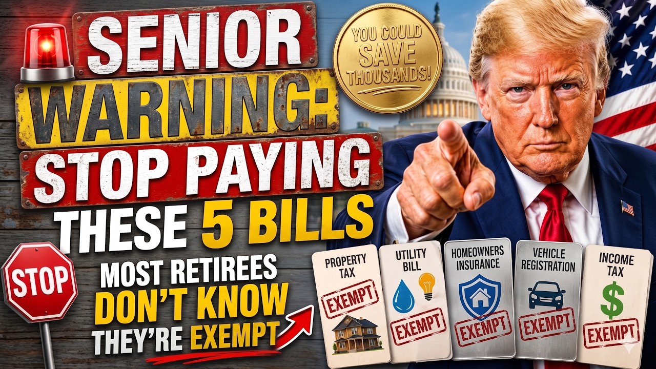 Senior Warning  Stop Paying These 5 Bills &mdash; Most Retirees Don&rsquo;t Know They&rsquo;re Exempt