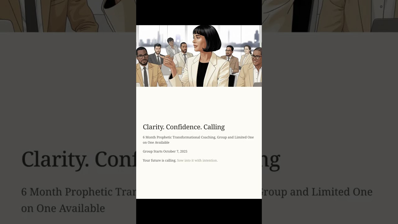 ✨ Coaching Update ✨