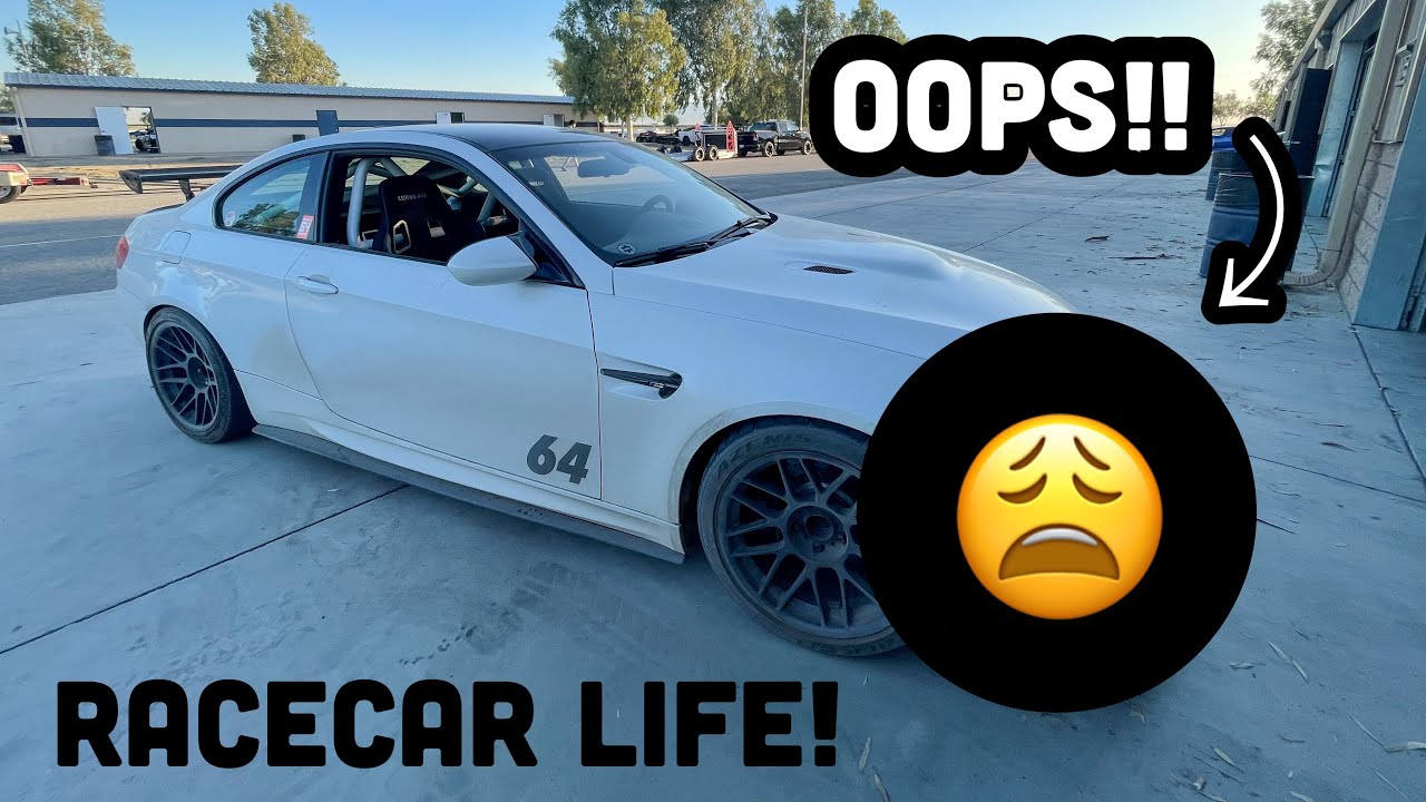 I  CRASHED MY BMW M3 AT THE RACE TRACK!!