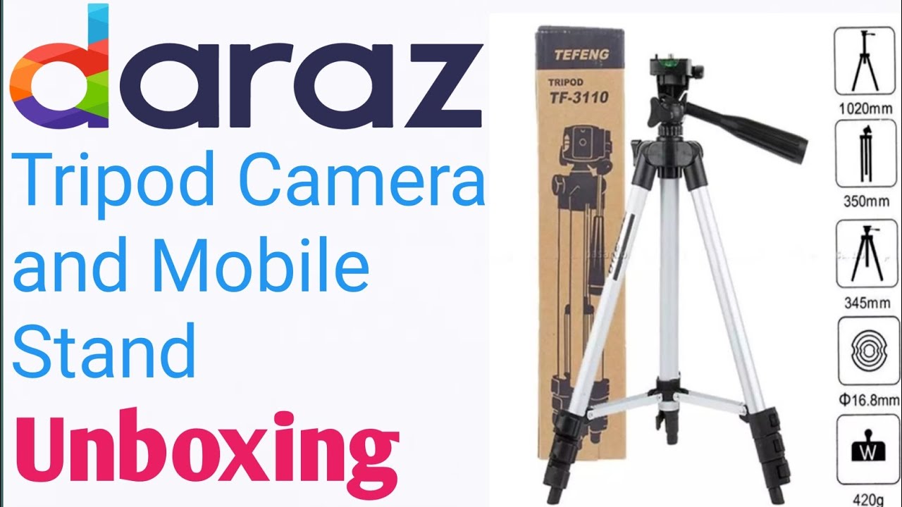 Daraz| Tripod Camera and Mobile Stand Unboxing | Sinhala #daraz #unboxing