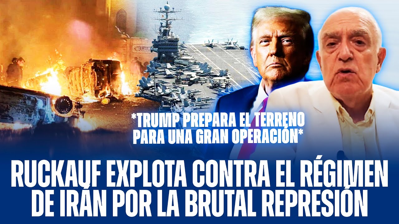 CARLOS RUCKAUF EXPLOTA CONTRA EL REGIMEN DE IRAN POR LA BRUTAL REPRESION