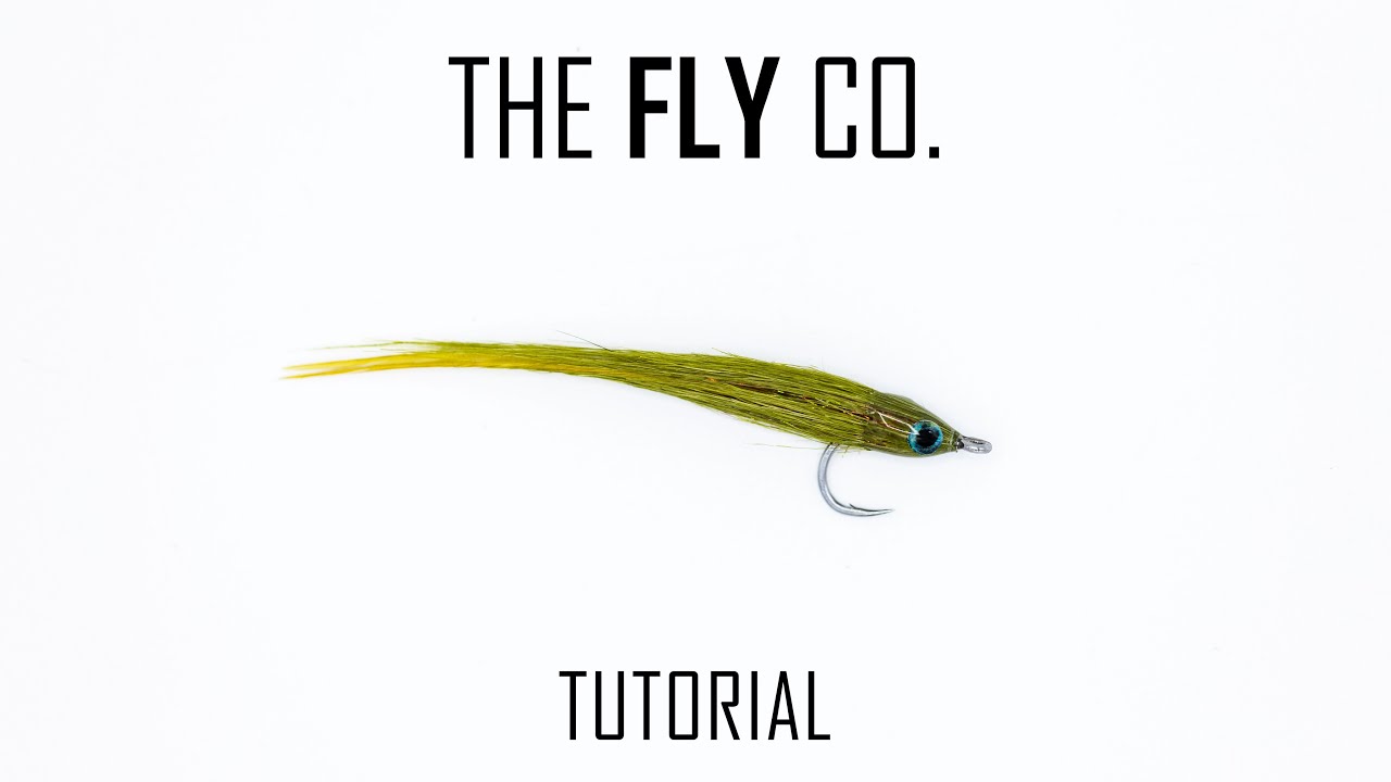 Fly tying • Olive Flatwing • Tutorial, Streamer, Baitfish, Fly tying materials.