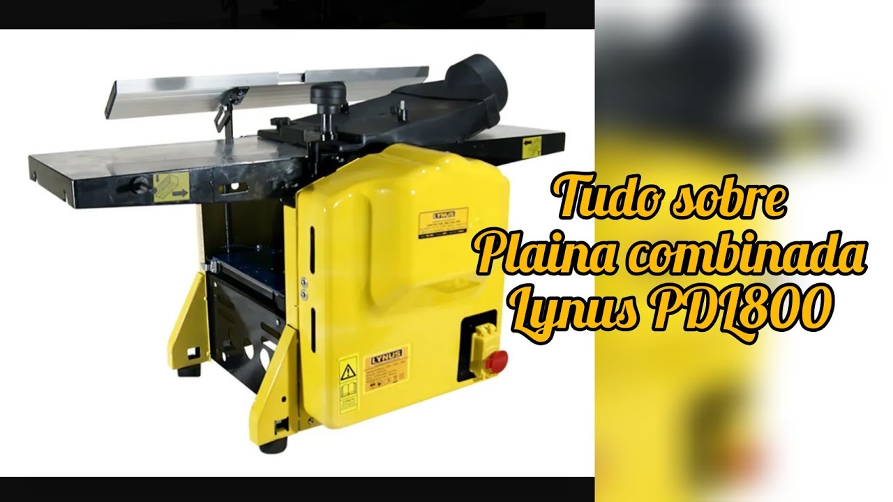 Tudo sobre a plaina combinada Lynus PDL800 #4 desengrosso