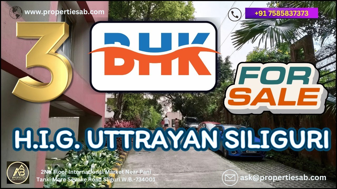 3 BHK FLAT AT H.I.G UTTRAYAN SILIGURI #realestate  #siliguri #abproperties #flats #flatsforsale