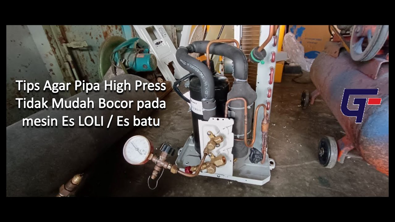 Tips Agar Pipa High Press pada Mesin Es tidak mudah Bocor by @gunawanteknik56