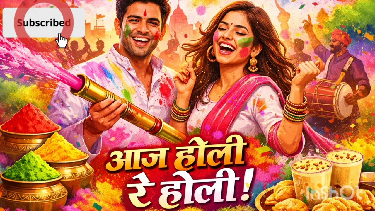 Holi Song 2026 | New Holi DJ Song | Rang Barse Holi Special | Happy Holi