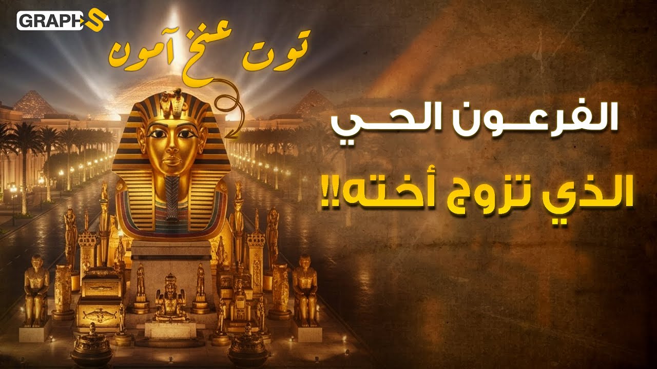 مصر العظيمة تعيد توت عنخ أمون في المتحف المصري الكبير بعد 3000 عام! الفرعون الذي أطلق لعنة الفراعنة