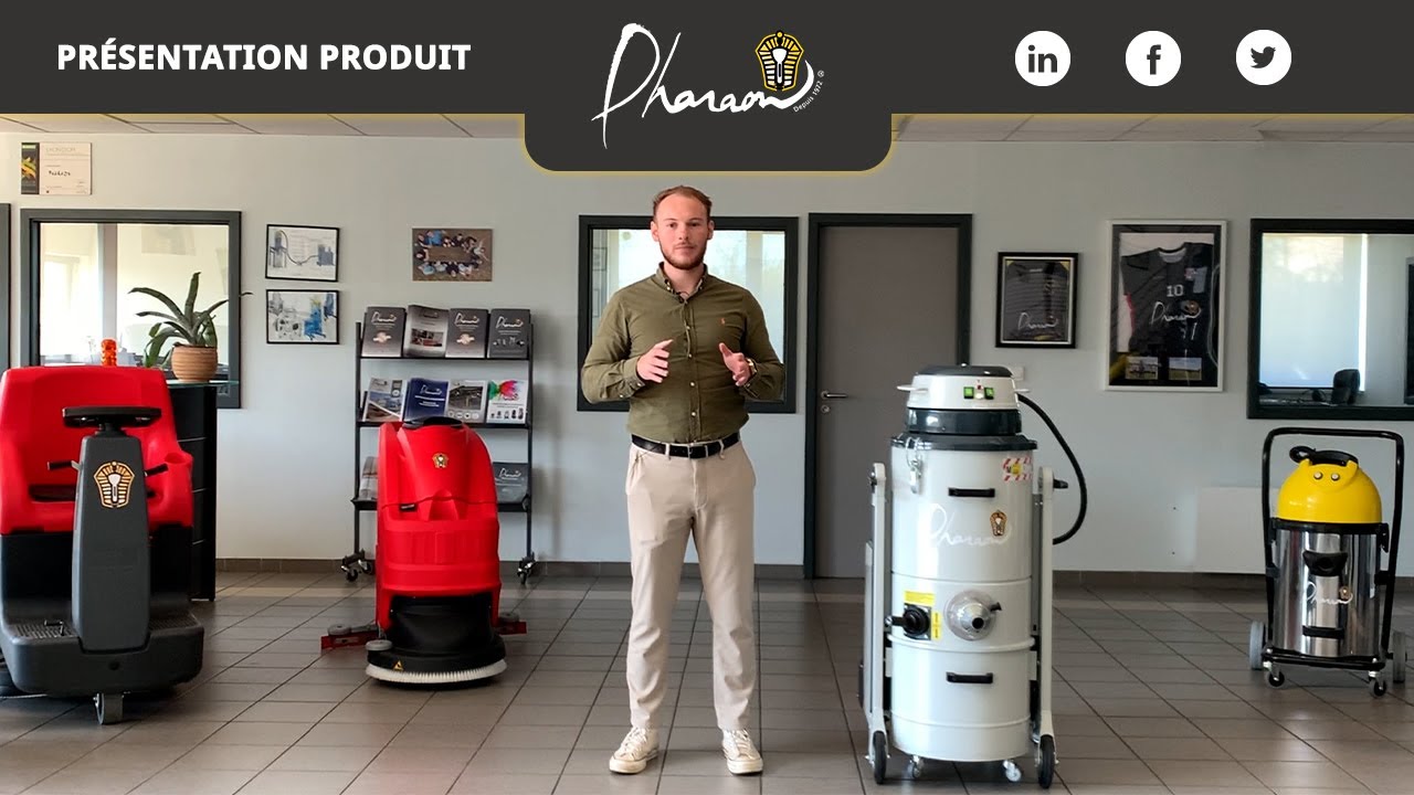L'aspirateur industriel à batteries de Pharaon : le MTL45BT