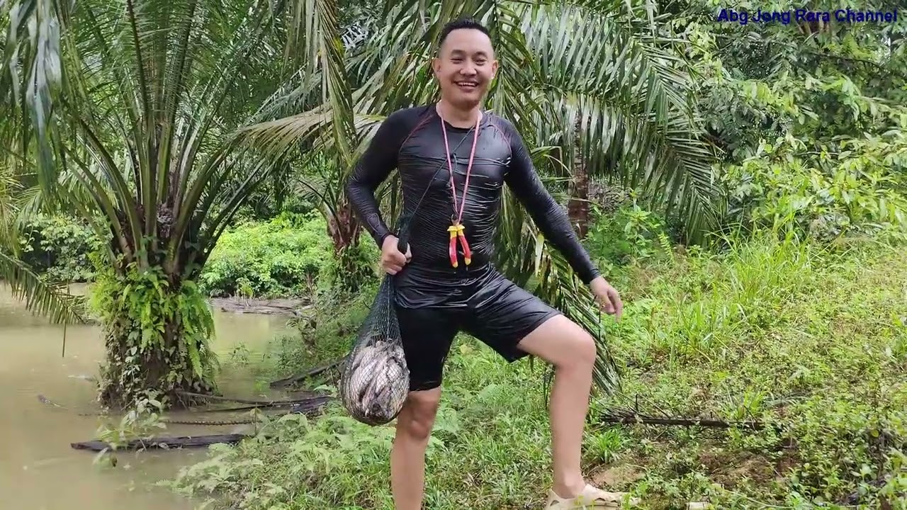 Part 2.  Mau lagi menjaring ikan ...kata Pak Rasek....Mantap hasilnya....sila tonton sampai habis